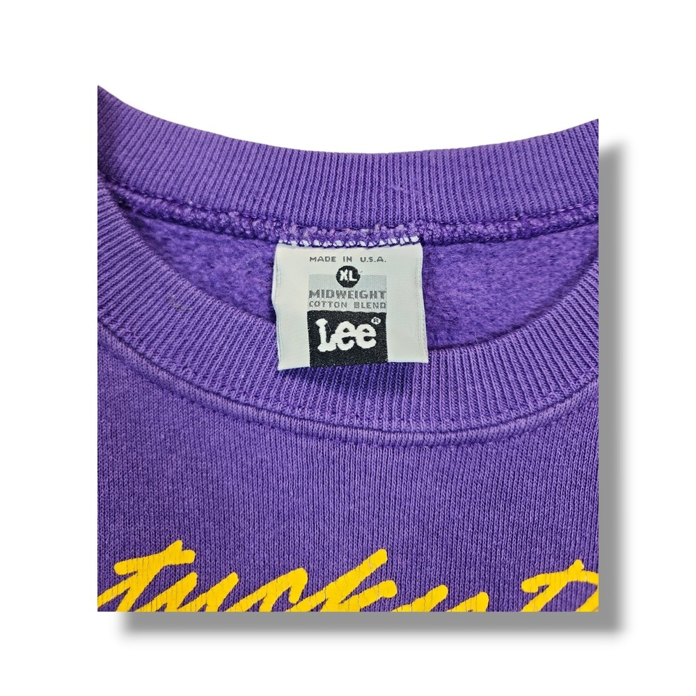 Vintage 1993 Kentucky Derby Festival Purple Lee Sweatshirt XL USA Made - Picture 7 of 10